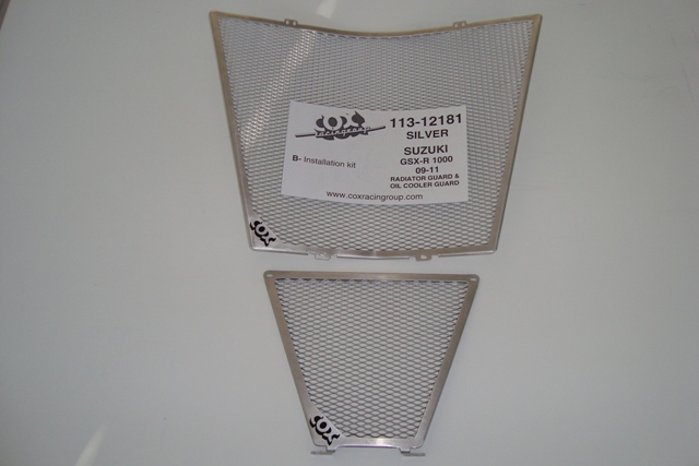 Cox Racing Radiator and Oil Cooler Guards for the Suzuki GSX-R1000 (09-16) Cox Racing Radiator and Oil Cooler Guards for the Suzuki GSX-R1000 (09-16)